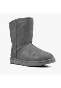 Ugg - Buty zimowe damskie UGG W Classic Short II (1016223-GREY). Okazja: na plażę. Kolor: srebrny. Materiał: materiał. Sezon: zima. Styl: młodzieżowy #4