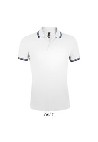 SOL'S - Polo Sol's Pasadena. Typ kołnierza: polo. Kolor: wielokolorowy, niebieski, biały. Styl: elegancki #1