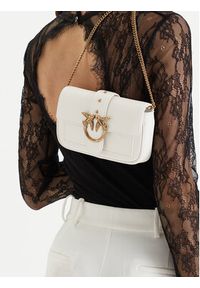Pinko - PINKO Torebka Love One Pocket C PE 23 PLTT 100061 A0F1 Biały. Kolor: biały. Materiał: skórzane #4