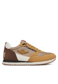 Sneakersy Aeronautica Militare. Kolor: zielony