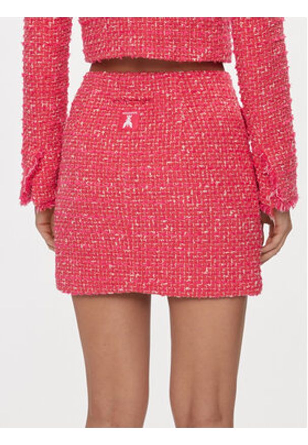 Patrizia Pepe Spódnica mini 8G0402/A376-F592 Różowy Regular Fit. Kolor: różowy. Materiał: bawełna