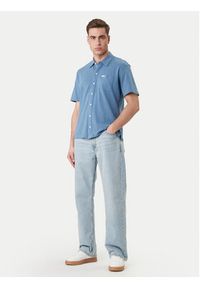 Guess Jeans Koszula M6GP02 KE731 Niebieski Regular Fit. Kolor: niebieski. Materiał: bawełna #5