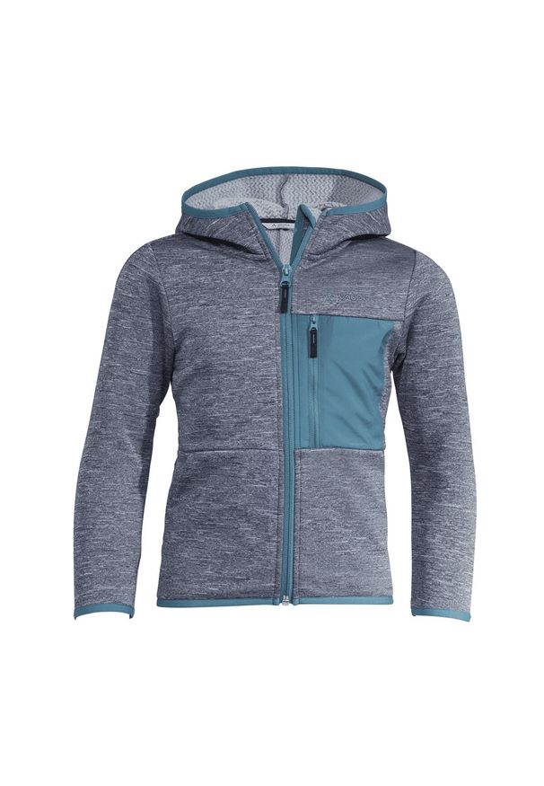 Bluza trekkingowa dla dzieci Vaude Kikimora. Typ kołnierza: kaptur. Kolor: szary. Materiał: poliester