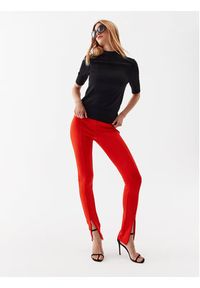 Calvin Klein Bluzka K20K205735 Czarny Slim Fit. Kolor: czarny. Materiał: wełna