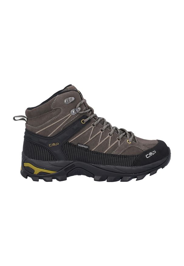 Buty trekkingowe męskie CMP Rigel Mid WP. Kolor: szary, wielokolorowy, brązowy. Materiał: materiał, syntetyk, tkanina, skóra