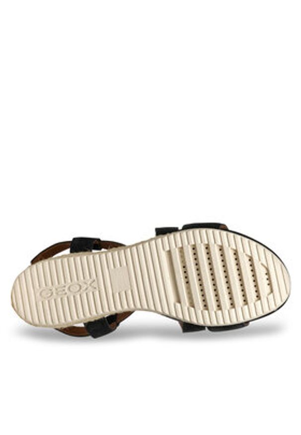 Geox Espadryle D Ischia Corda D55HHA 00022 C9999 Czarny. Kolor: czarny. Materiał: zamsz, skóra