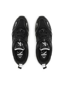 Calvin Klein Jeans Sneakersy Retro Tennis Su-Mesh wN YW0YW00891 Czarny. Kolor: czarny. Materiał: materiał #2