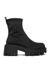 DeeZee Botki 67091-8 Czarny. Kolor: czarny. Materiał: materiał