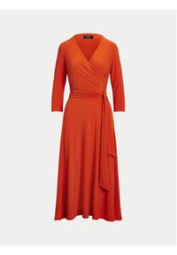 Lauren Ralph Lauren - LAUREN RALPH LAUREN Sukienka koktajlowa 250769904041 Pomarańczowy. Kolor: pomarańczowy. Materiał: syntetyk. Styl: wizytowy #3