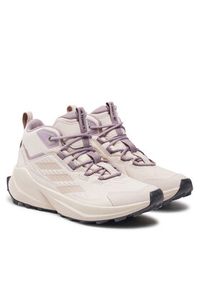 Adidas - adidas Trekkingi Terrex Trailmaker 2.0 Mid Leather Hiking ID0891 Różowy. Kolor: różowy. Materiał: nubuk, skóra #4