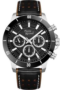 Zegarek Pierre Ricaud Zegarek męski Pierre Ricaud P60028.5217QF czarny. Kolor: czarny #1