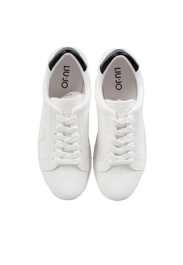 Liu Jo Sneakersy "Alicia 508" | 4A3705EX014 | Kobieta | Biały. Okazja: na co dzień. Nosek buta: okrągły. Kolor: biały. Materiał: skóra ekologiczna. Sezon: lato