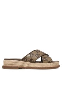 DKNY Klapki K1666574 Brązowy. Kolor: brązowy. Materiał: skóra #1