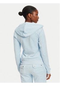 Juicy Couture Bluza Robertson JCAP176 Błękitny Slim Fit. Kolor: niebieski. Materiał: syntetyk