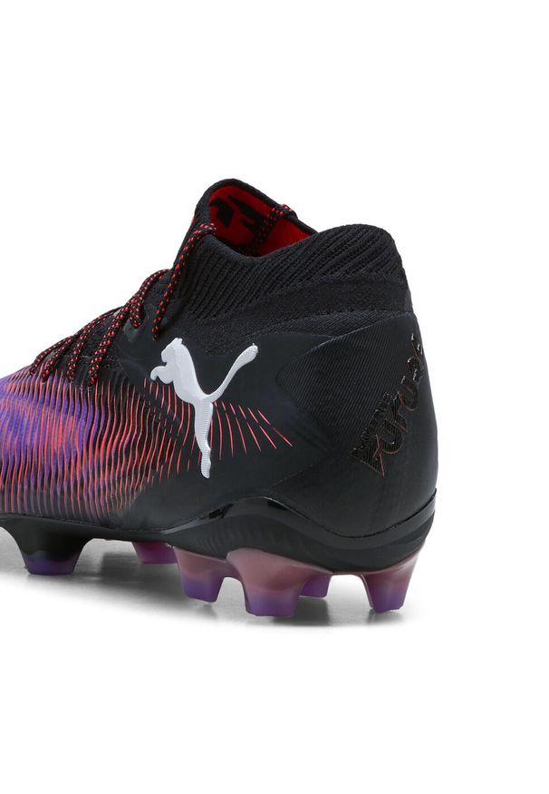 Puma - Buty piłkarskie FUTURE 8 ULTIMATE FG PUMA Black White Glowing Red. Kolor: czerwony, biały, wielokolorowy, czarny. Sport: piłka nożna