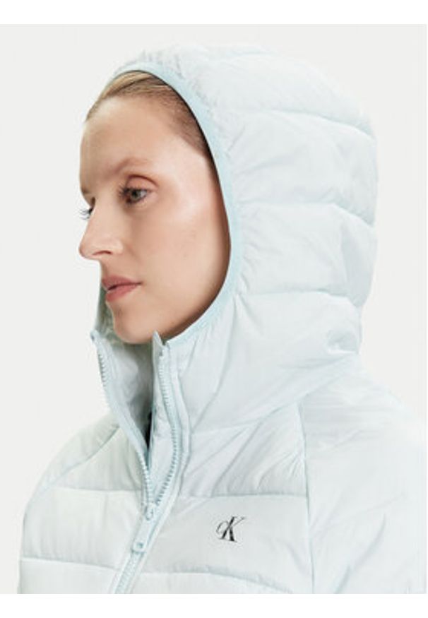 Calvin Klein Jeans Kurtka przejściowa LV047C510G Błękitny Regular Fit. Kolor: niebieski. Materiał: syntetyk