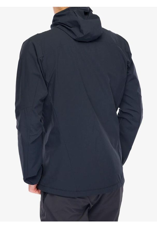 Kurtka softshell męska Rab Borealis Alpine Hoody. Kolor: niebieski. Materiał: softshell