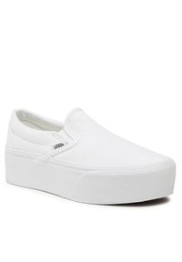 Vans Tenisówki Classic Slip-O VN0A7Q5RW001 Biały. Kolor: biały. Materiał: materiał