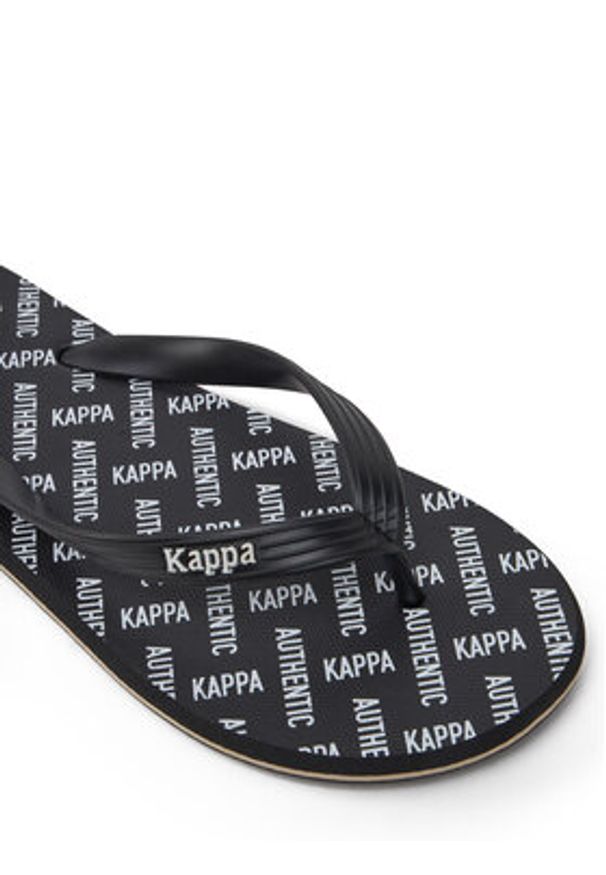 Kappa Japonki 371G1KW Black - Beige Lt Almond Kolorowy. Materiał: syntetyk, materiał. Wzór: kolorowy