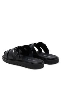 Calvin Klein Jeans Klapki Sq Molded Sandal Fisherman YM0YM01220 Czarny. Kolor: czarny. Materiał: skóra #6