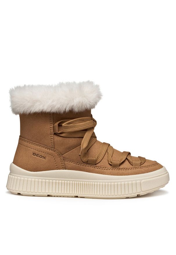 Śniegowce Geox. Kolor: brązowy