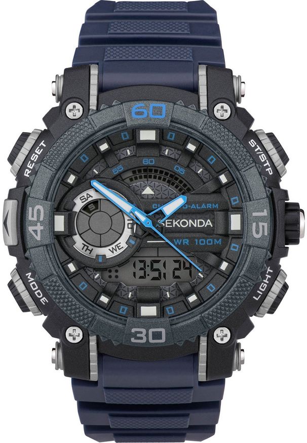 Zegarek Sekonda Zegarek męski 30167 niebieski. Kolor: niebieski