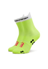 Compressport Skarpety wysokie unisex Pro Racing V4.0 Run High XU00046B Żółty. Kolor: żółty. Materiał: syntetyk. Sport: bieganie