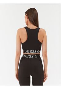 Guess Biustonosz top V3BP09 MC04Z Czarny Slim Fit. Kolor: czarny. Materiał: syntetyk #4