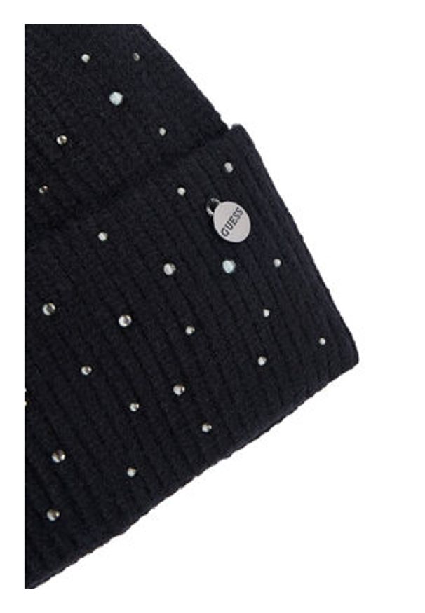 Guess Czapka AW5213 POL01 Czarny. Kolor: czarny. Materiał: akryl