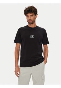 C.P. Company T-Shirt 19CMTS106A006586W Czarny Regular Fit. Kolor: czarny. Materiał: bawełna