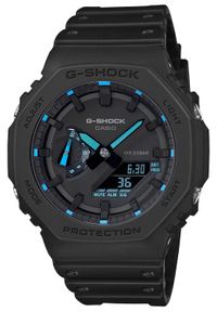 G-Shock - Zegarek Męski G-SHOCK Neon Accent Series Octagon GA-2100-1A2ER. Rodzaj zegarka: analogowe #1