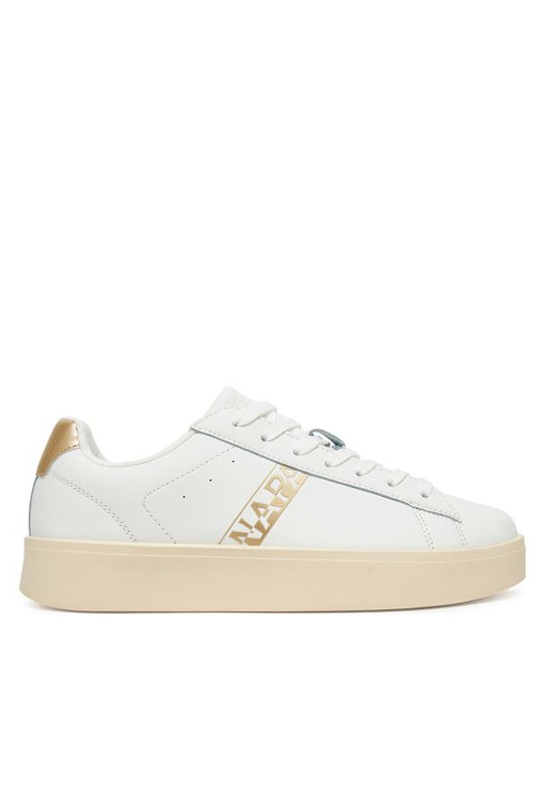 Napapijri Sneakersy Ivy NP0A4IQ8 Biały. Kolor: biały. Materiał: skóra
