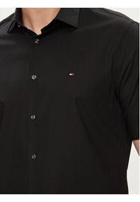 TOMMY HILFIGER - Tommy Hilfiger Koszula Core MW0MW34626 Czarny Regular Fit. Kolor: czarny. Materiał: bawełna