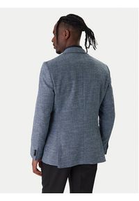 BOSS Marynarka H-Hutson 50556910 Granatowy Regular Fit. Kolor: niebieski. Materiał: bawełna #3