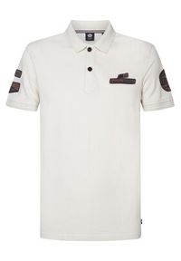 Petrol Industries Polo M-1050-POL946 Écru Regular Fit. Typ kołnierza: polo. Materiał: bawełna #9