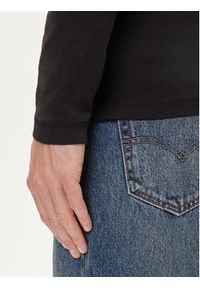 Tommy Jeans Longsleeve DM0DM04409 Czarny Slim Fit. Kolor: czarny. Materiał: bawełna. Długość rękawa: długi rękaw #4