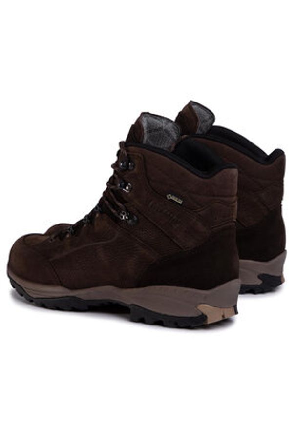 MEINDL - Meindl Trekkingi Salerno GORE-TEX Gtx 2448 Brązowy. Kolor: brązowy. Materiał: nubuk, skóra. Technologia: Gore-Tex. Sport: turystyka piesza