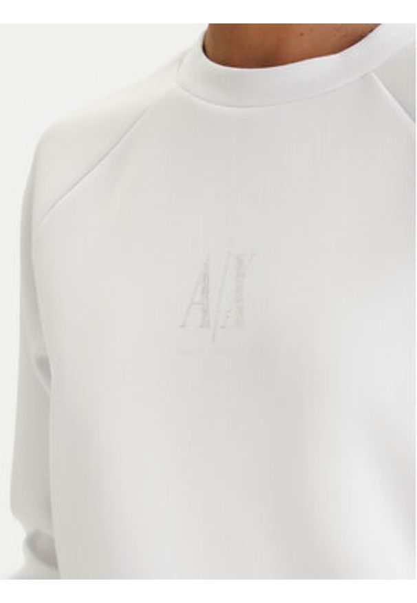 Armani Exchange Bluza XW000826 AF13397 U0002 Biały Regular Fit. Kolor: biały. Materiał: wiskoza