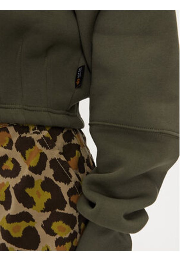 Alpha Industries Bluza 148041 Zielony Regular Fit. Kolor: zielony. Materiał: bawełna