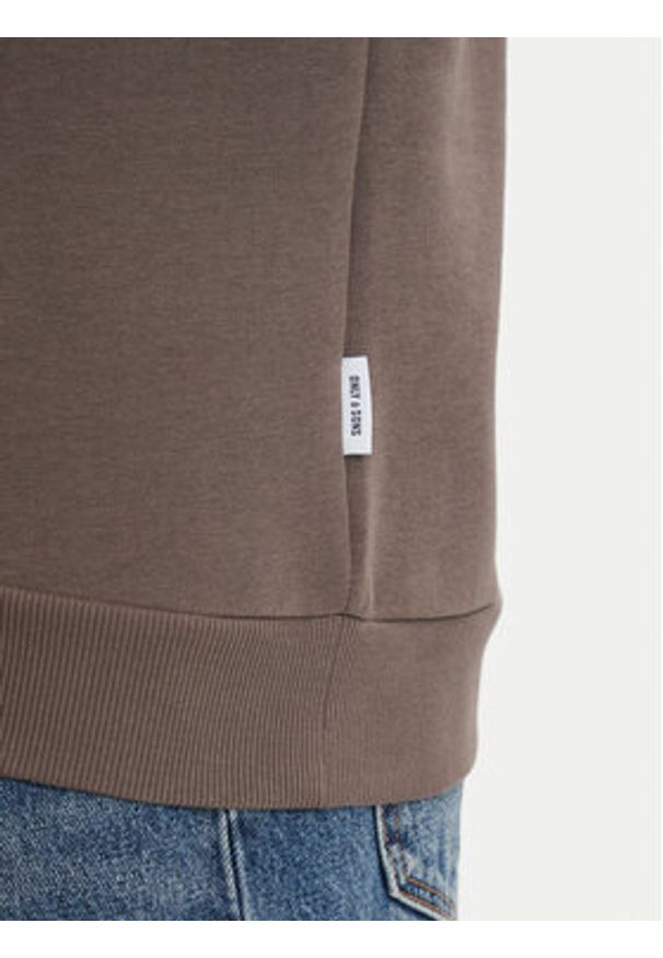 Only & Sons Bluza 22031838 Brązowy Regular Fit. Kolor: brązowy. Materiał: syntetyk