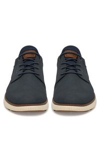Rieker Sneakersy B3357-14 Granatowy. Kolor: niebieski. Materiał: nubuk, skóra #7