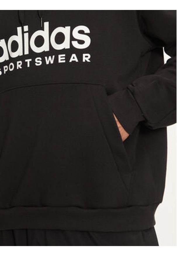 Adidas - adidas Bluza House of Tiro IW5936 Czarny Loose Fit. Kolor: czarny. Materiał: bawełna