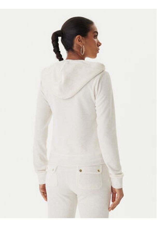 Juicy Couture Bluza Robertson JCAP176G Beżowy Slim Fit. Kolor: beżowy. Materiał: bawełna