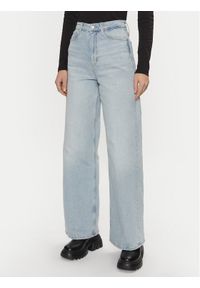 Calvin Klein Jeansy K20K208023 Niebieski Wide Leg. Kolor: niebieski