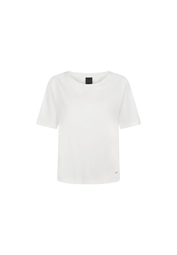 Damska koszulka z dżerseju Geox. Kolor: biały. Materiał: jersey