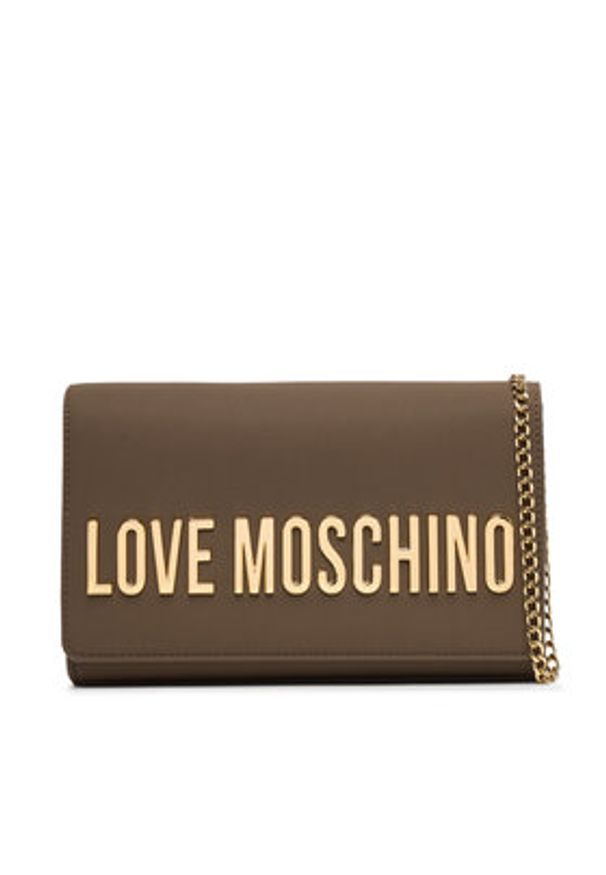 Love Moschino - LOVE MOSCHINO Torebka JC4103PP1OKD0203 Brązowy. Kolor: brązowy. Materiał: skórzane