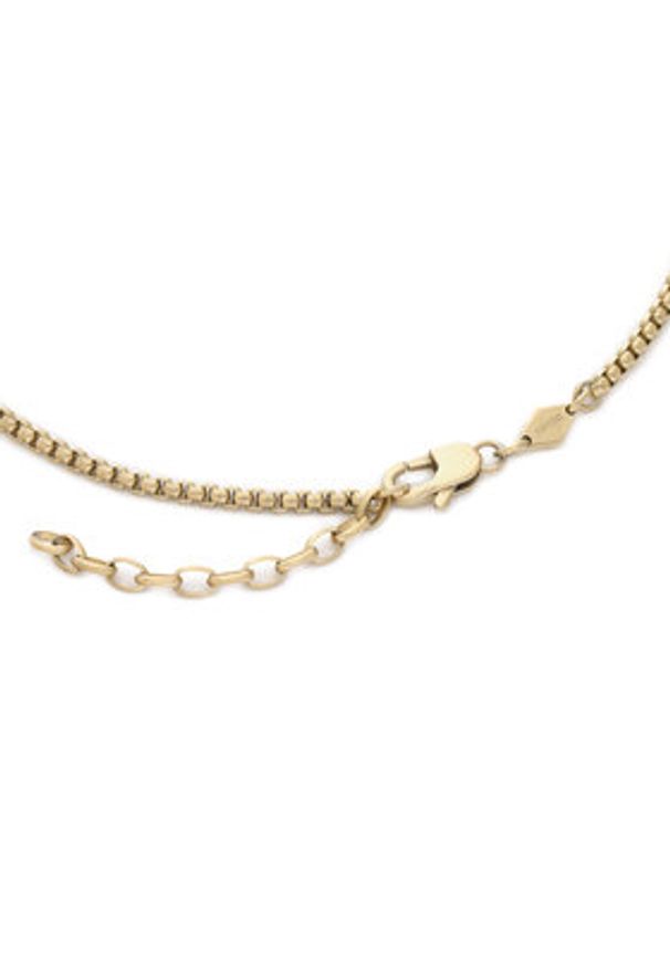 Fossil Naszyjnik JF04504710 Złoty. Materiał: metalowe. Kolor: złoty