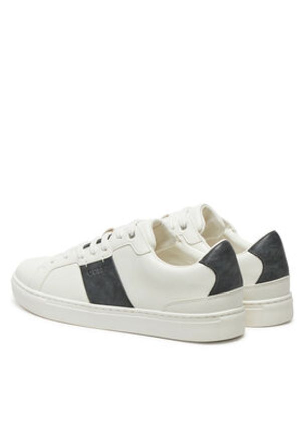 Guess Sneakersy Todi FMTTOD ELE12 Biały. Kolor: biały. Materiał: skóra