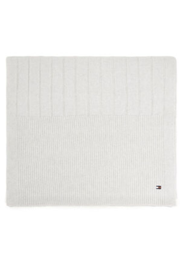TOMMY HILFIGER - Tommy Hilfiger Szalik Flag Fluffy AW0AW17787 Szary. Kolor: szary. Materiał: poliester