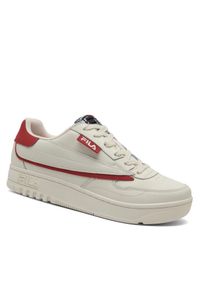 Fila Sneakersy Fxventuno F Logo Low FFM0021.13056 Beżowy. Kolor: beżowy. Materiał: skóra